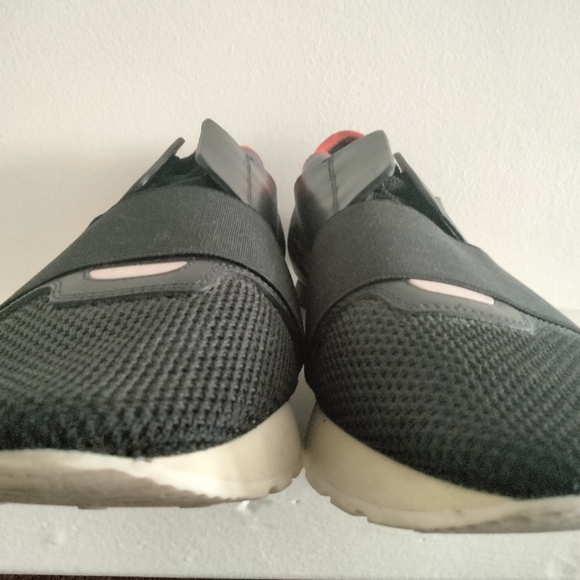 Balenciaga Women Shoes Race Runners Leather Size 39 9 Black Blue Sneakers - Picture 9 of 12